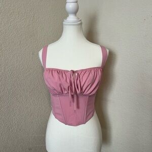 Kendall & Kylie Pink Knit Bandeau